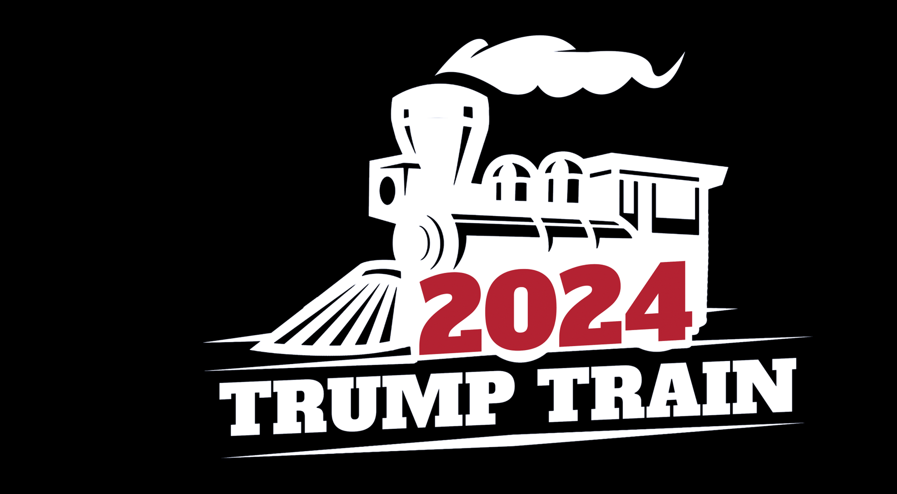 Trump Train 2024 Flag Rampant Media